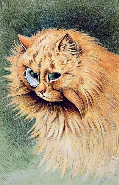 Il monocolo da Louis Wain
